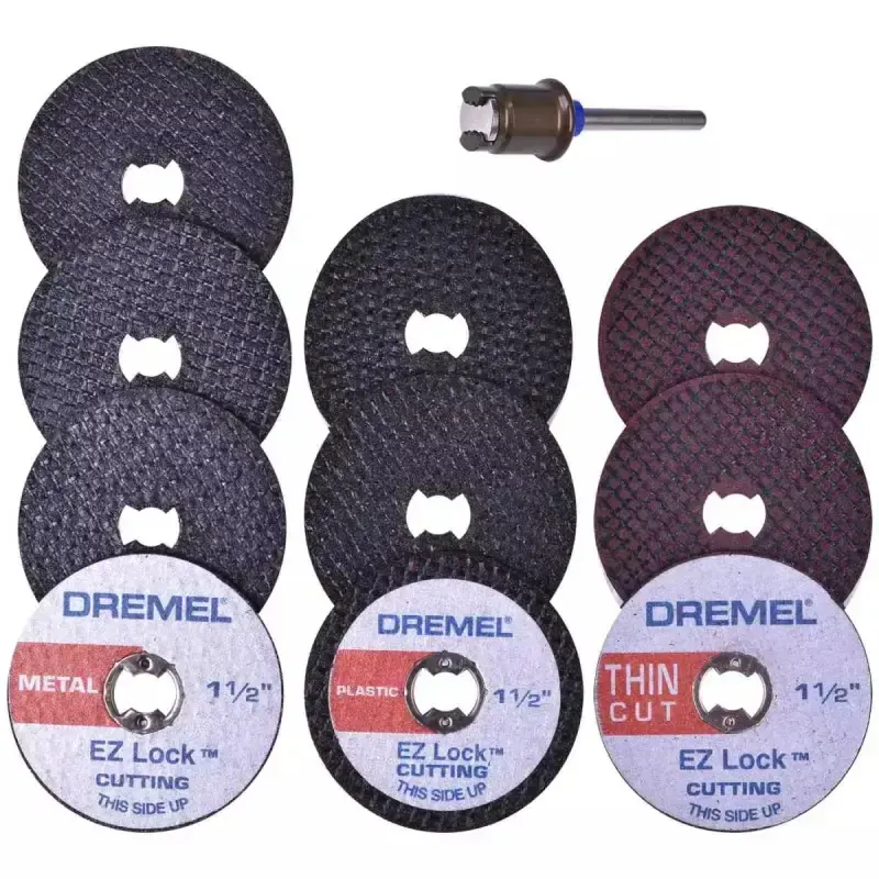 Kit para Mini Retífica DREMEL EZ728 c/ 11 Peças para Cortar EZ-LOCK DREMEL — fotografia 2