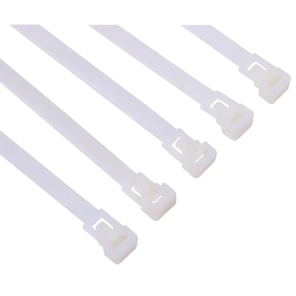 Abraçadeira com trava 200 x 7,6MM branca 20 peças Worker — fotografia 8