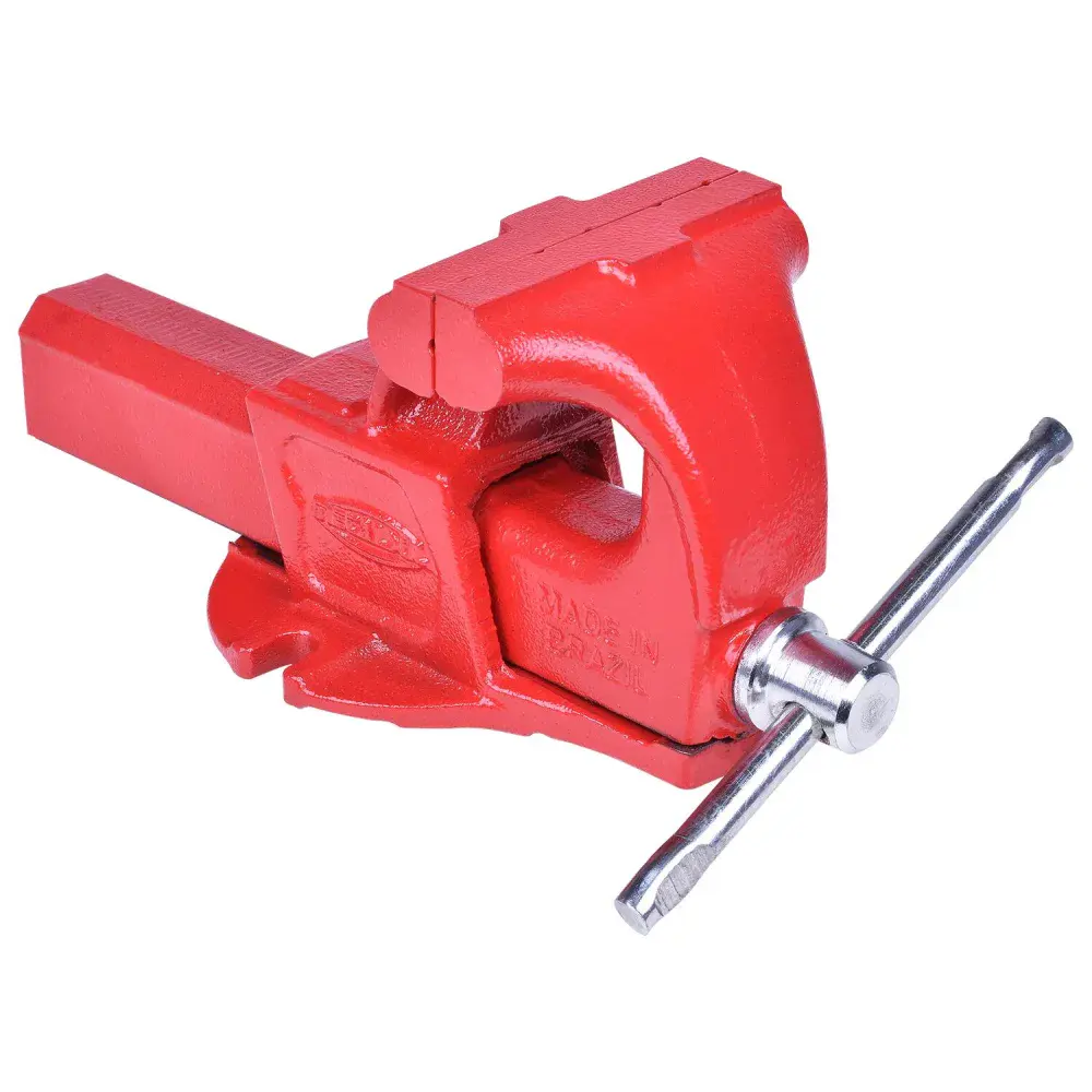 Torno de bancada NR3 mordente fixo Metalsul