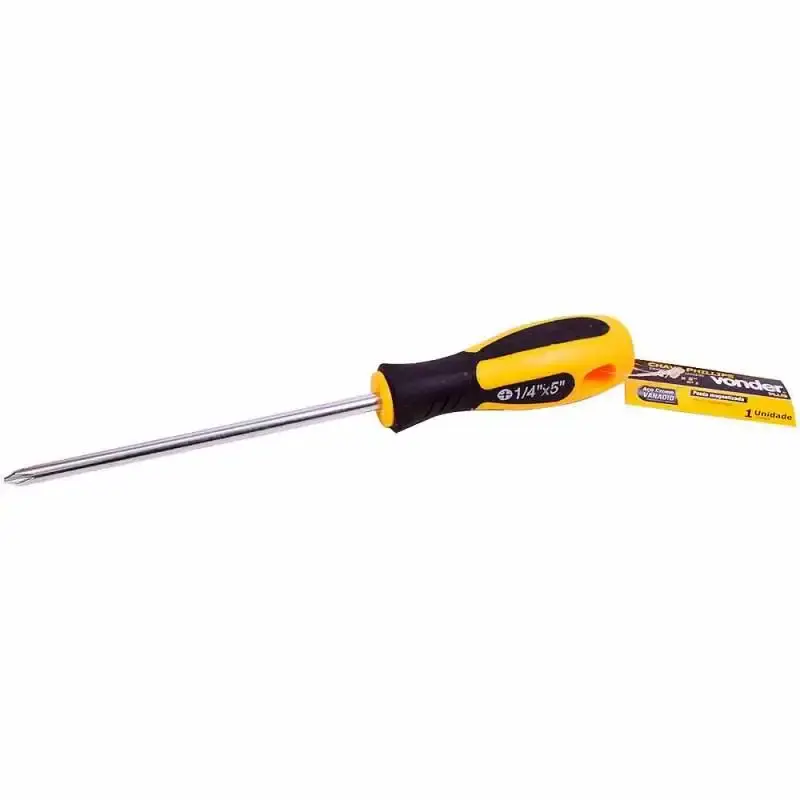 Chave Phillips 1/4 x 5 POL CRV Plus VONDER — fotografia 3