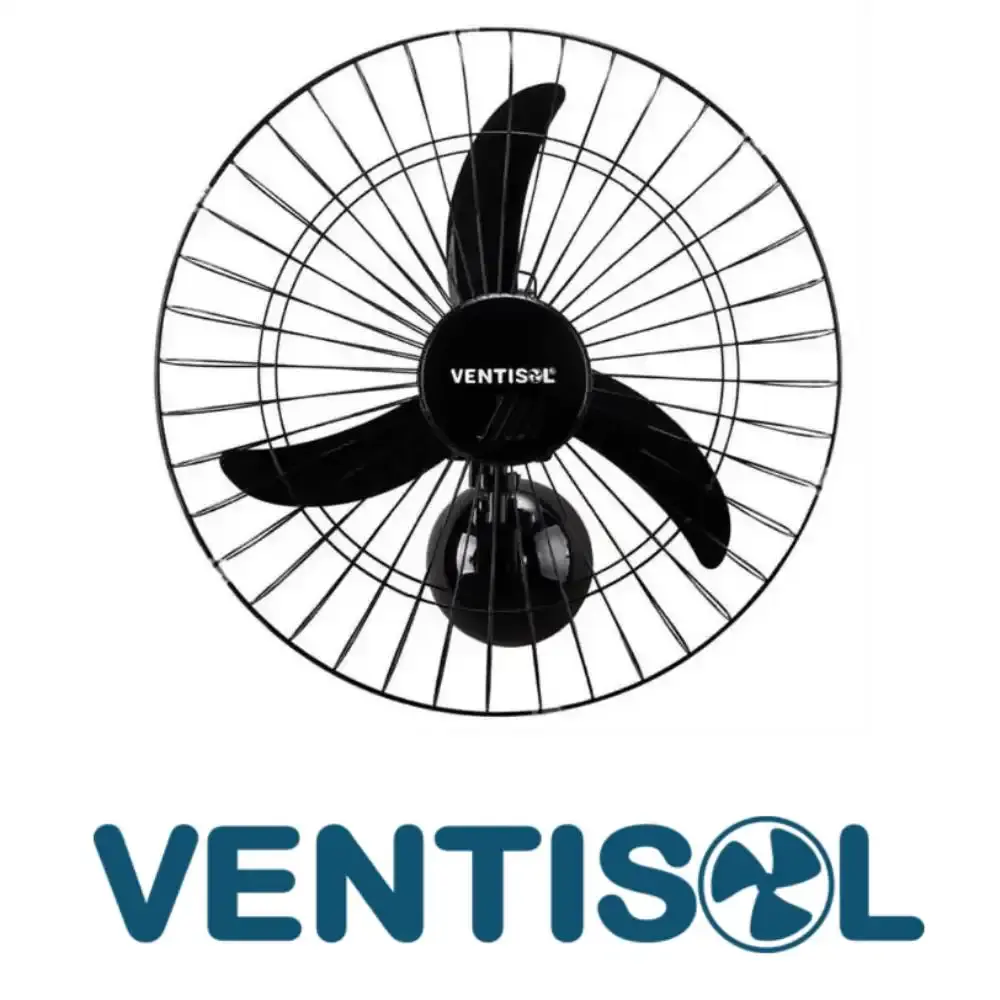 Ventilador de parede oscilante 60 CM bivolt 200W Ventisol — fotografia 4
