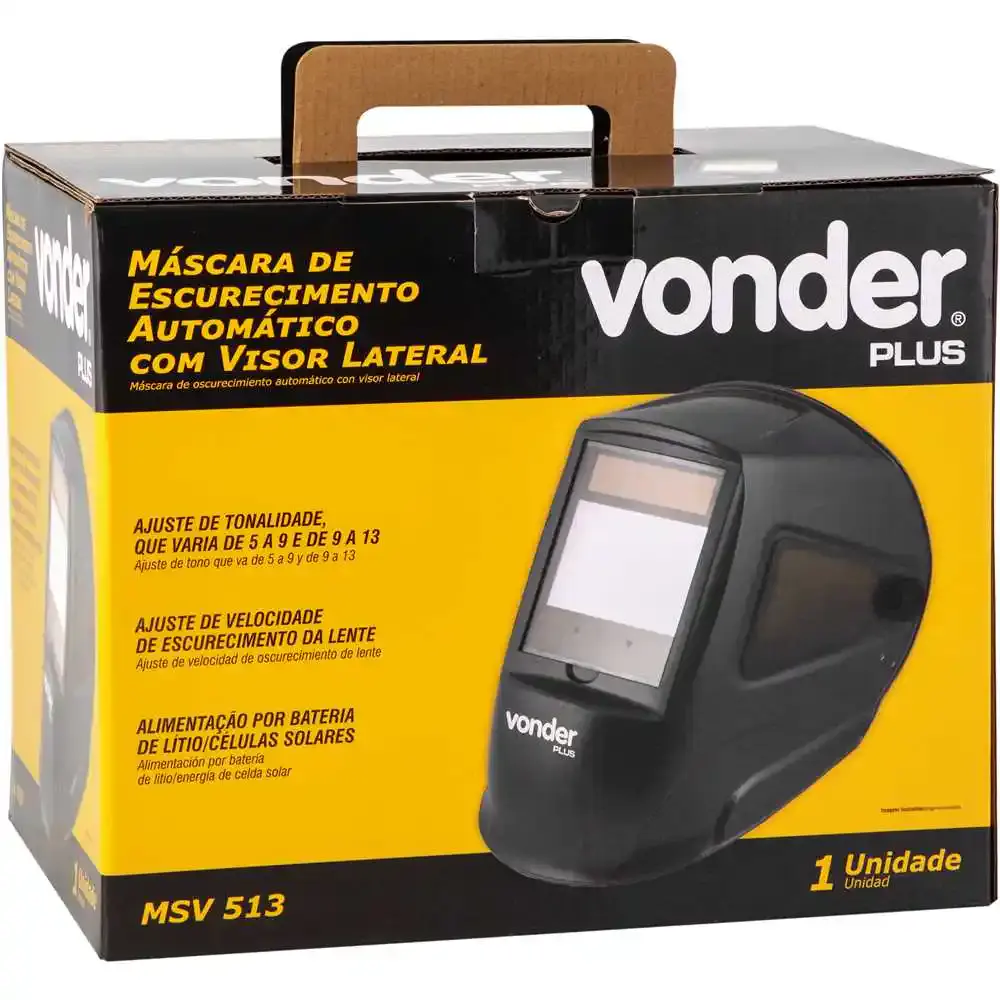 Mascara para solda com escurecimento automático tonalidade 5 a 13 MSV-513 Vonder — fotografia 11