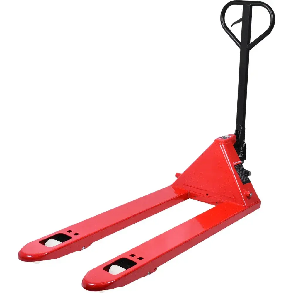 Paleteira hidráulica manual roda simples 2T 685MM Worker — fotografia 10