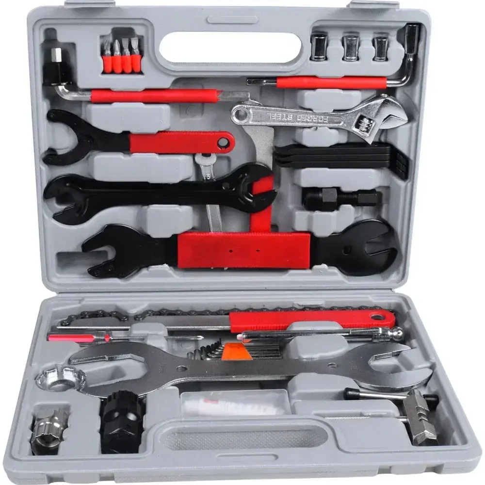 Kit de ferramentas para bicicleta com 46 peç Bumafer — fotografia 6