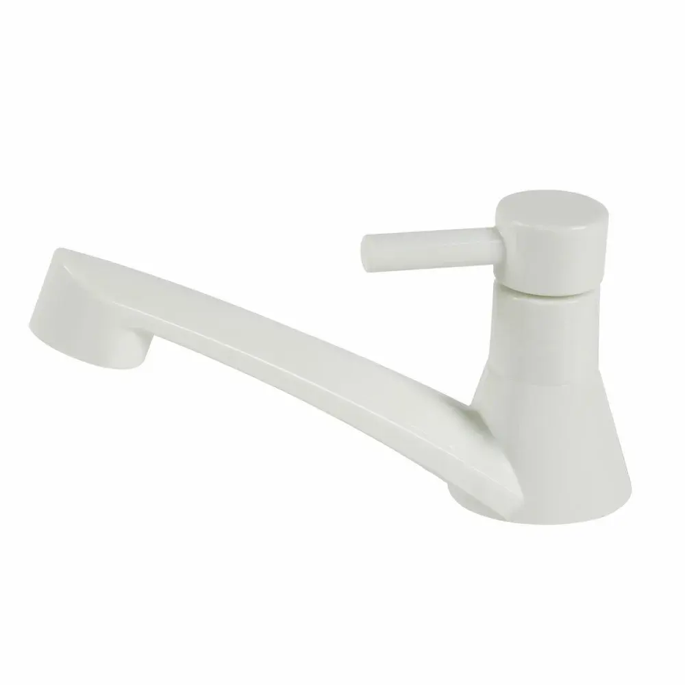 Torneira para lavatório de mesa abs 1194 1/4 branco da higo Higo ABS