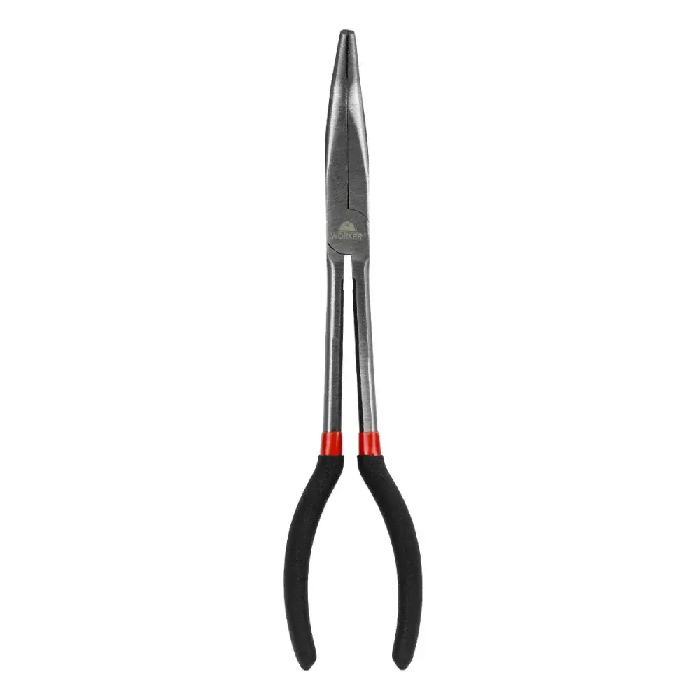 Alicate de bico meia cana longo curvo 11” Worker