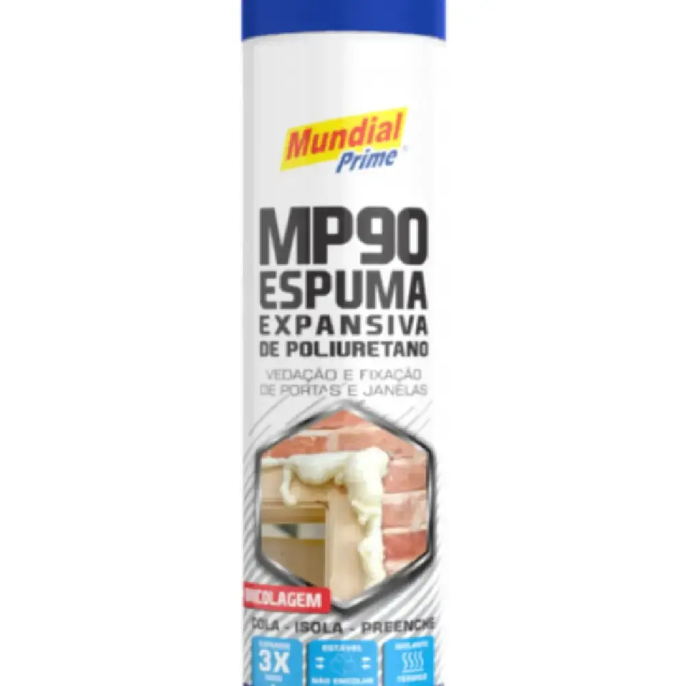 Espuma Bricolagem 430 ml com 20 Unidades MUNDIAL PRIME — fotografia 5