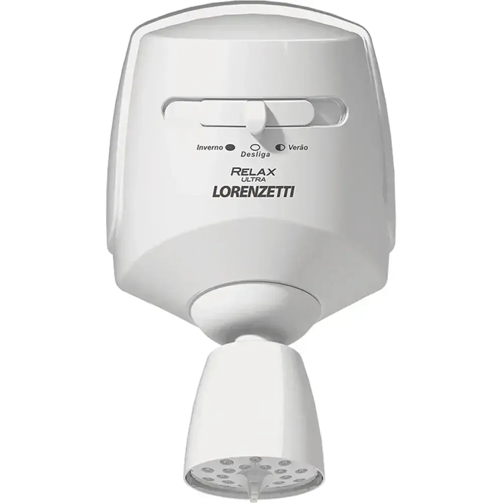 Chuveiro relax ultra 3 temperaturas branco 5500W 220V lorenzetti Lorenzetti Duchas — fotografia de referência