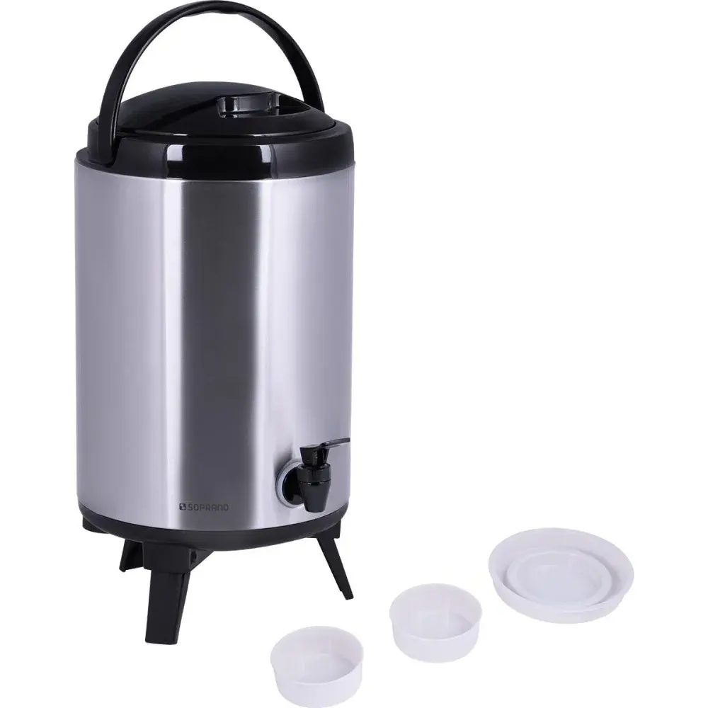 Botijão térmico Soprano 9.5L inox