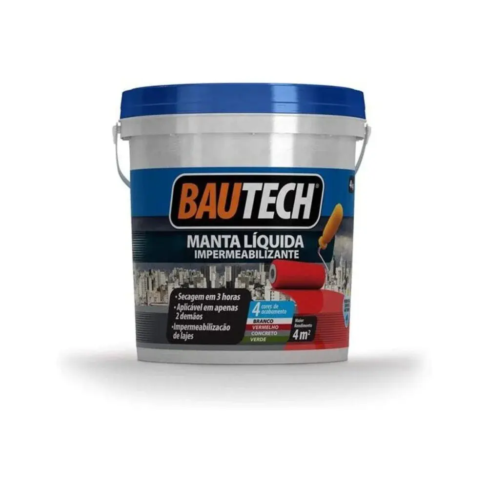 Manta liquida 12KG impermeabilizante branco Bautech