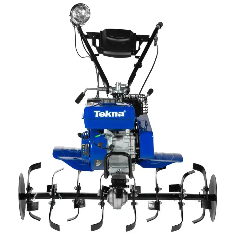 Motocultivador gasolina 7,0 HP 4T 212 CC rodas e enxadas TK90R Tekna — fotografia 3
