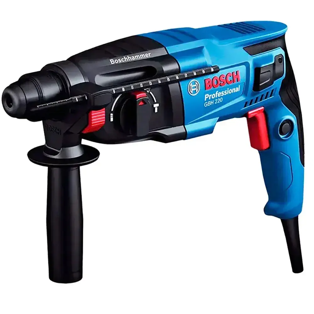 Martelete rompedor em sds plus com maleta GBH220 720W 127V Bosch — fotografia 7