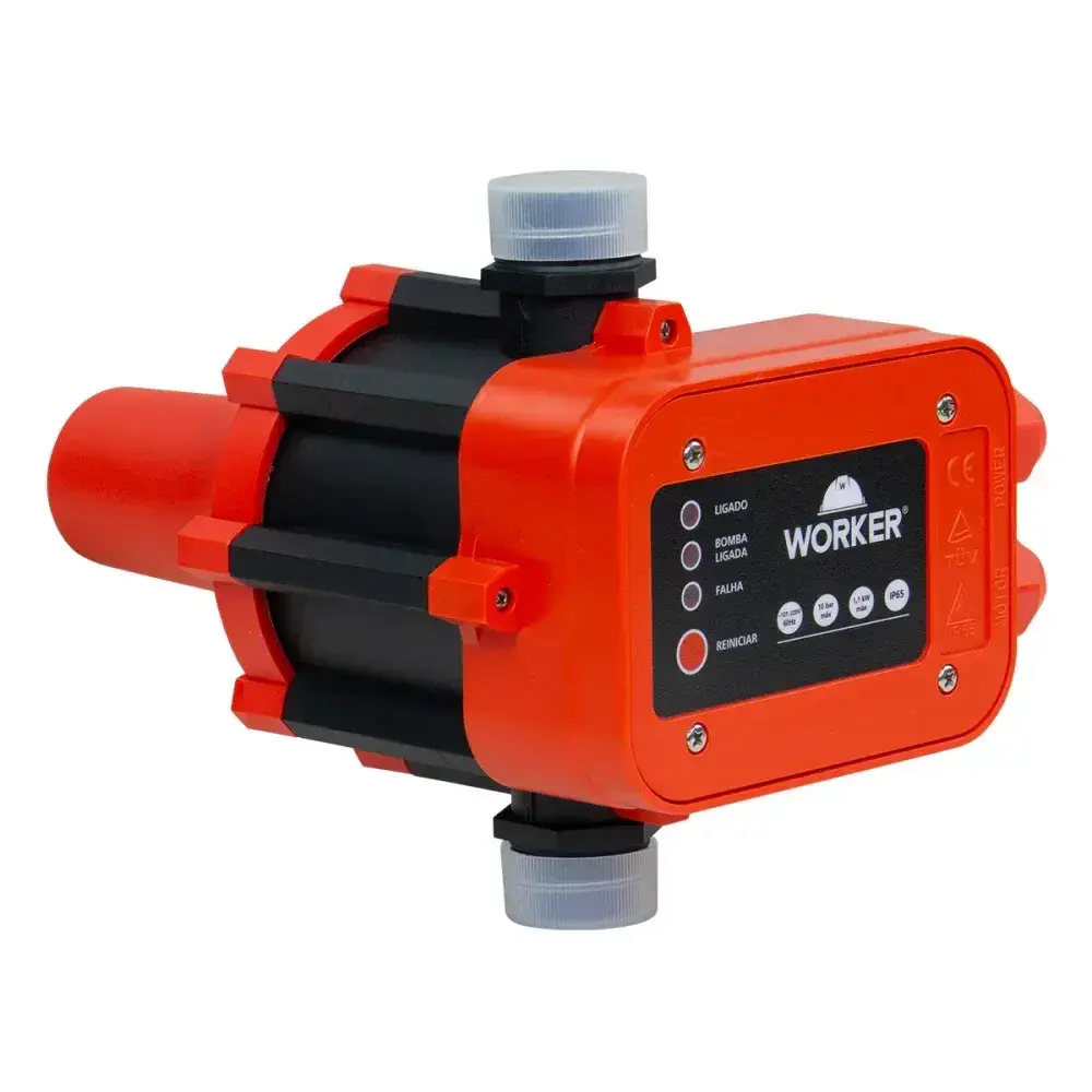 Controlador de pressão s manômetro bivolt Worker — fotografia 7