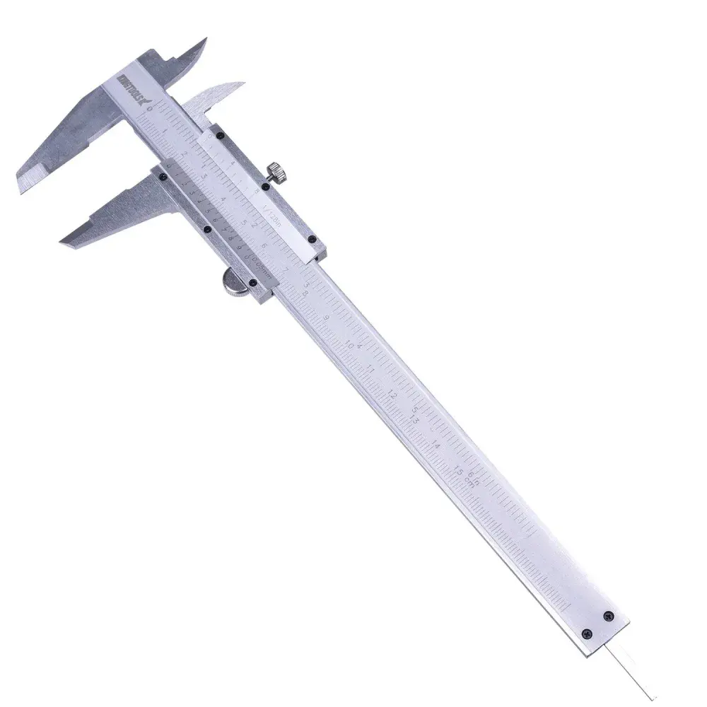Paquímetro universal 500.150 kingtools - aço carbono fosco 150MM graduação de 0,05MM King Tools — fotografia 4