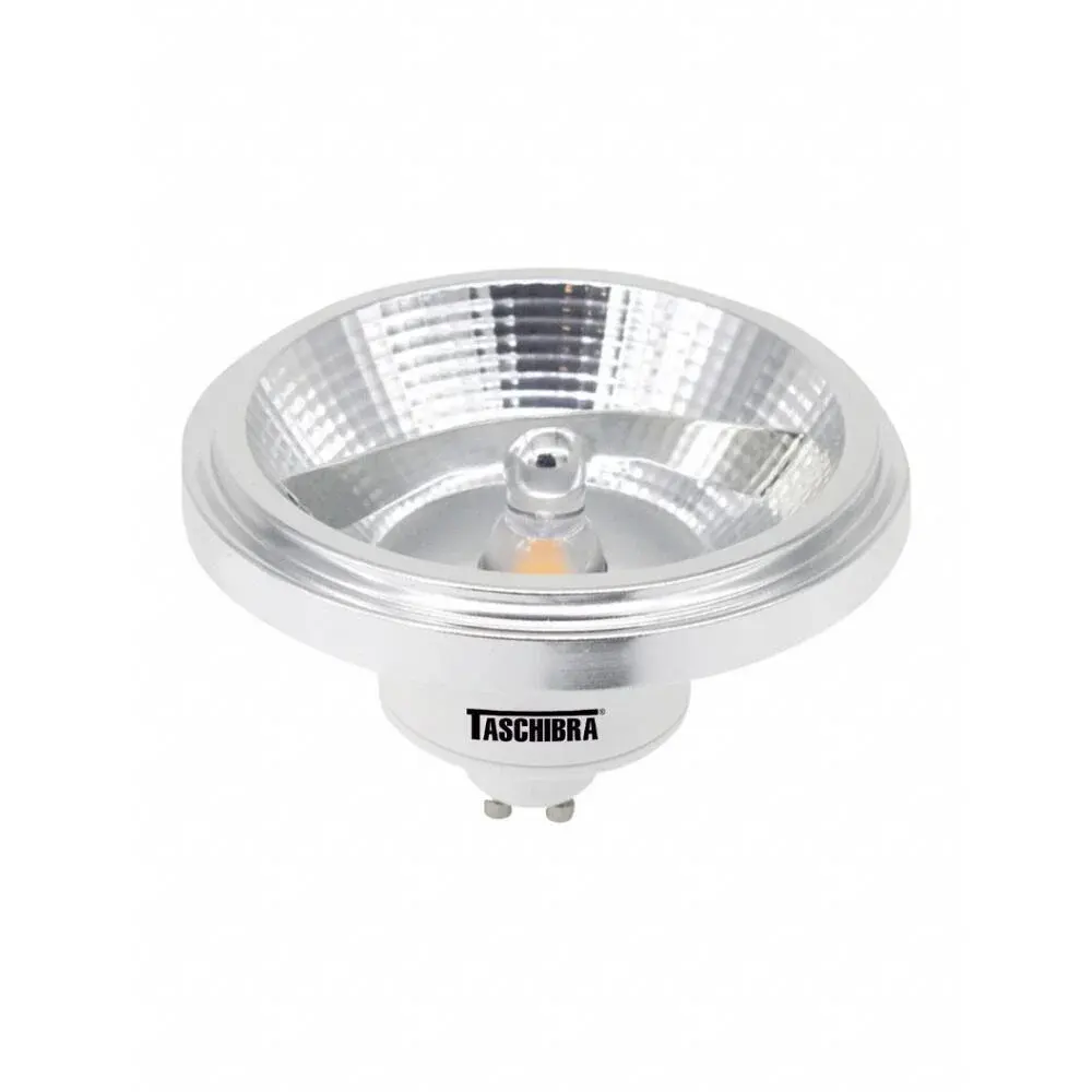 Lâmpada led AR111 di GU10 12W 2700K bivolt Taschibra