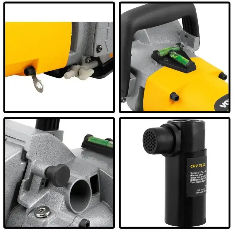 Cortador de parede 3000W com 5 discos e maleta CPV 3150 Vonder 220 V — fotografia 4