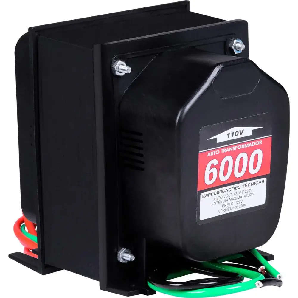 Autotransformador tripolar 6.000VA 4600W bivolt Kitec — fotografia 6