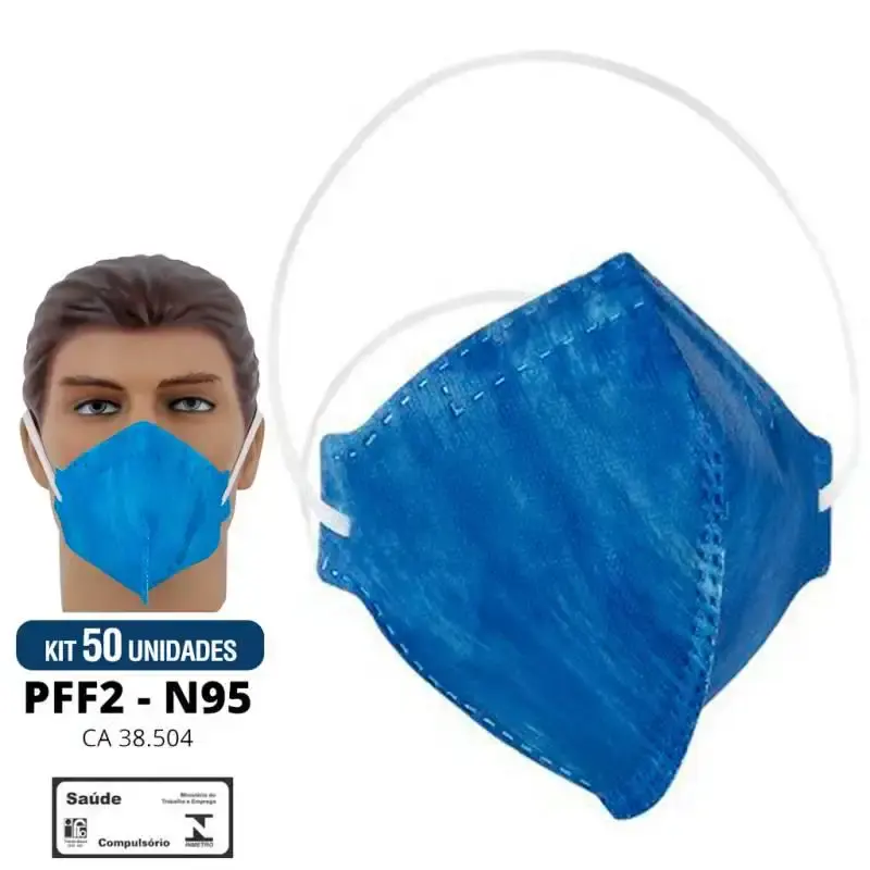 Respirador PFF2 s/ Válvula CA 38.504 Kit com 50 Unidades DELTA PLUS — fotografia de referência