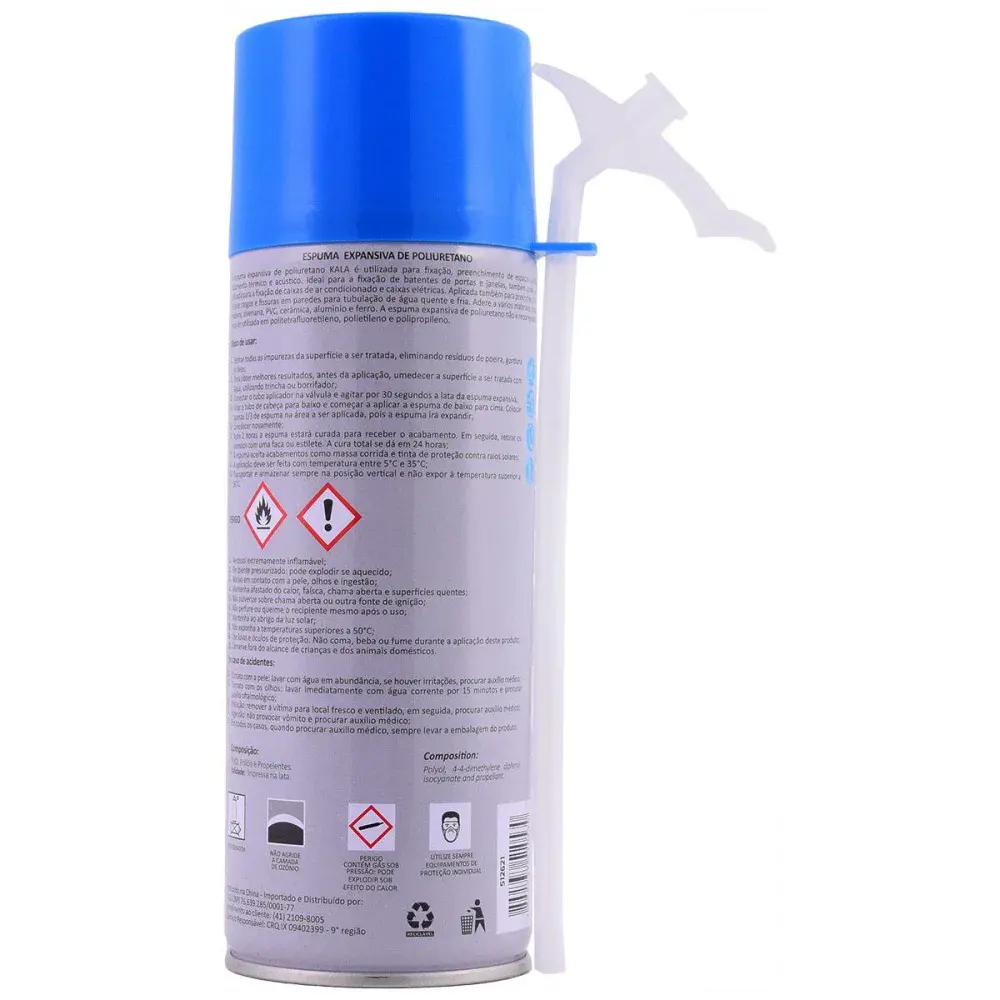 Espuma expansiva em poliuretano 300ML 190G Kala — fotografia 6