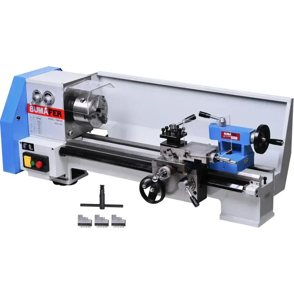 Torno mecânico TMB-500 500MM 220V 550W Bumafer — fotografia 8