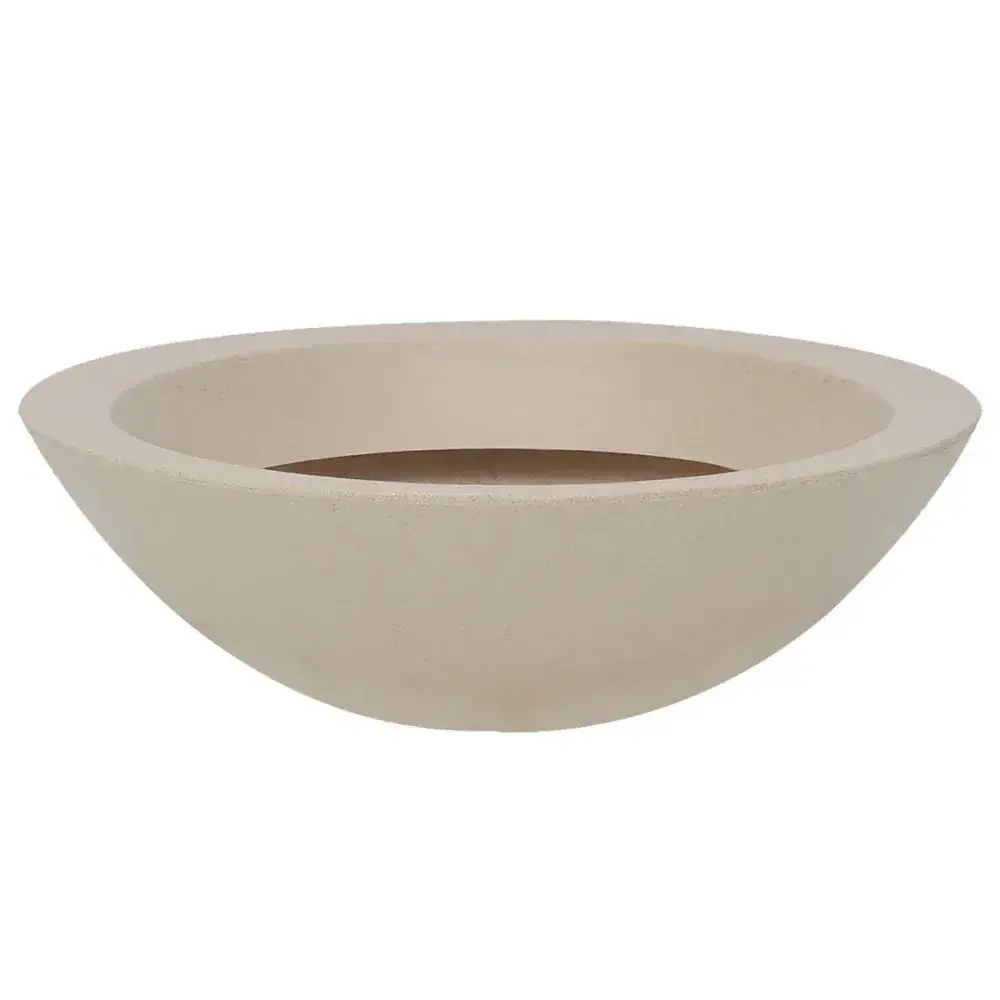 Vaso malta bowl em granito areia 36X12CM 6L Vasart — fotografia 2