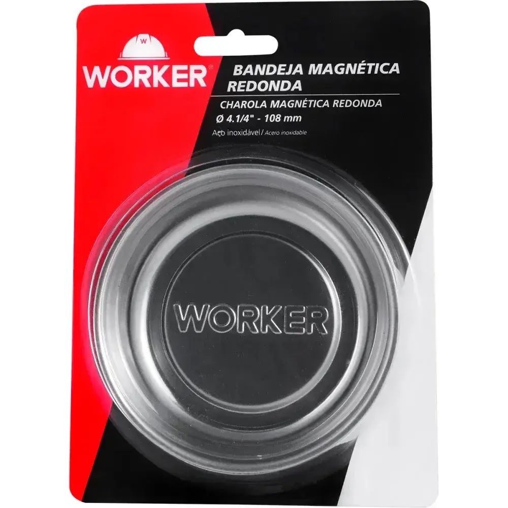 Bandeja magnética redonda 108MM Worker — fotografia 10