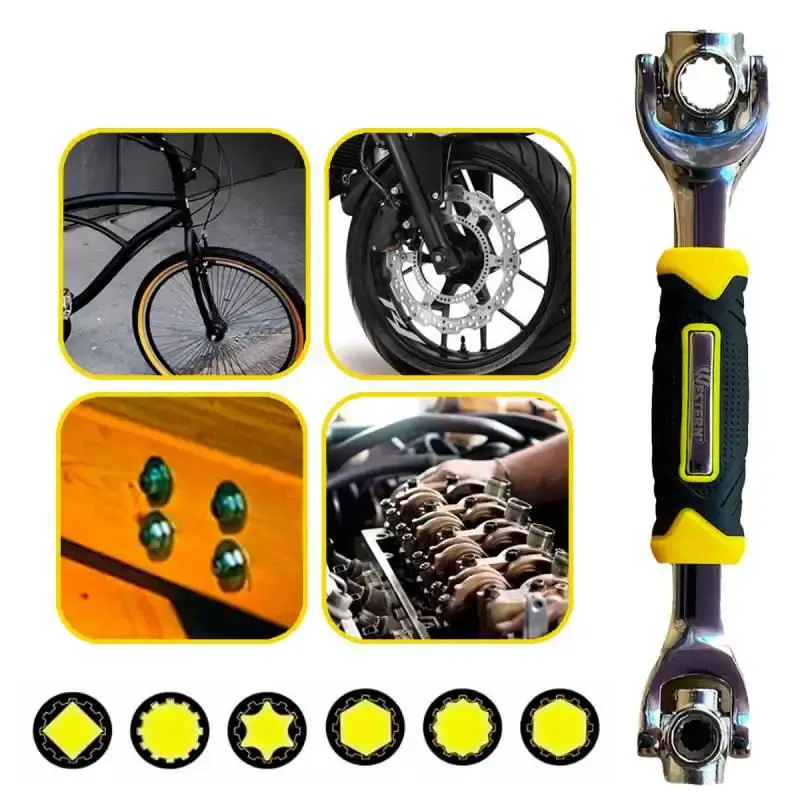 Chave soquete universal 48 em 1 multifuncional 360 graus 48-01 Western — fotografia 3