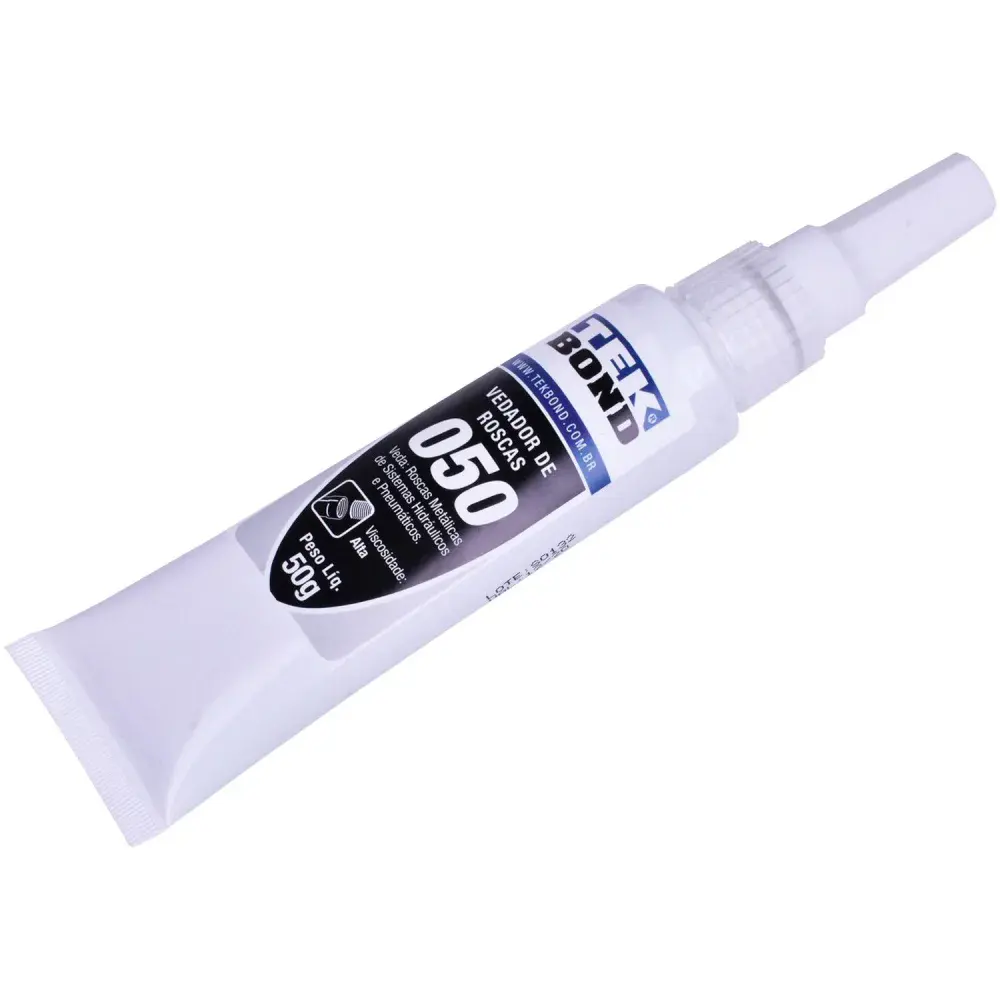 Adesivo veda rosca anaeróbico branco 50G Tekbond — fotografia 5