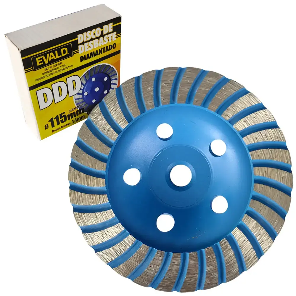 Disco de desbaste diamantado 4.1/2 POL azul 13203 Evald — fotografia de referência