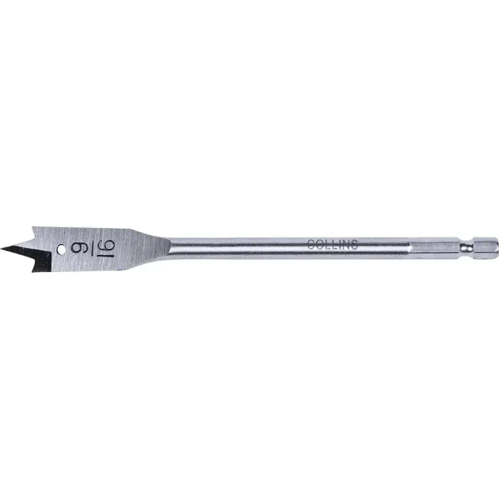 Broca chata para madeira 9/16 x 152MM Collins — fotografia 6