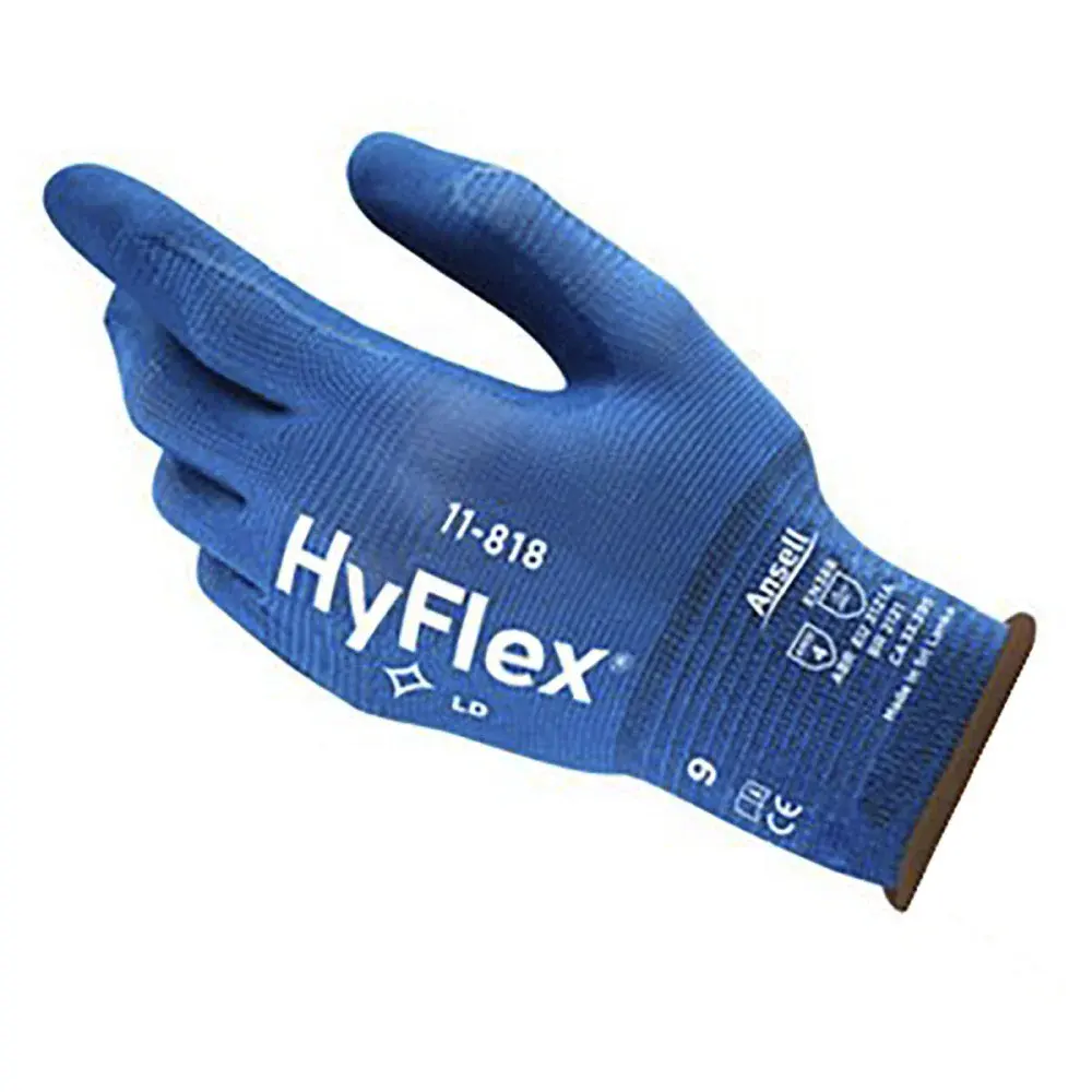 Luva profissionais multiuso hyflex 11-818 Ansell — fotografia de referência