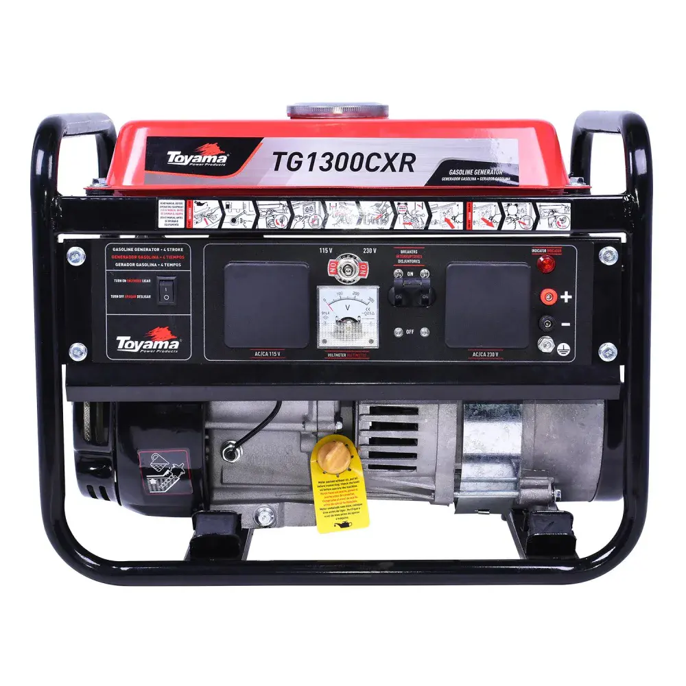 Gerador a gasolina TG1300CXR 1250W bivolt 5,5L Toyama — fotografia 2