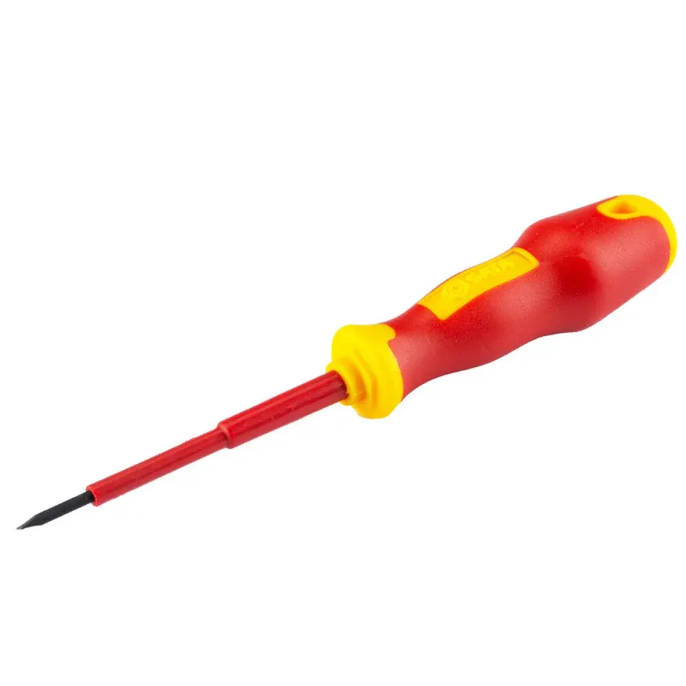 Chave de fenda isolada em vde 3MM 100MM Sata — fotografia de referência