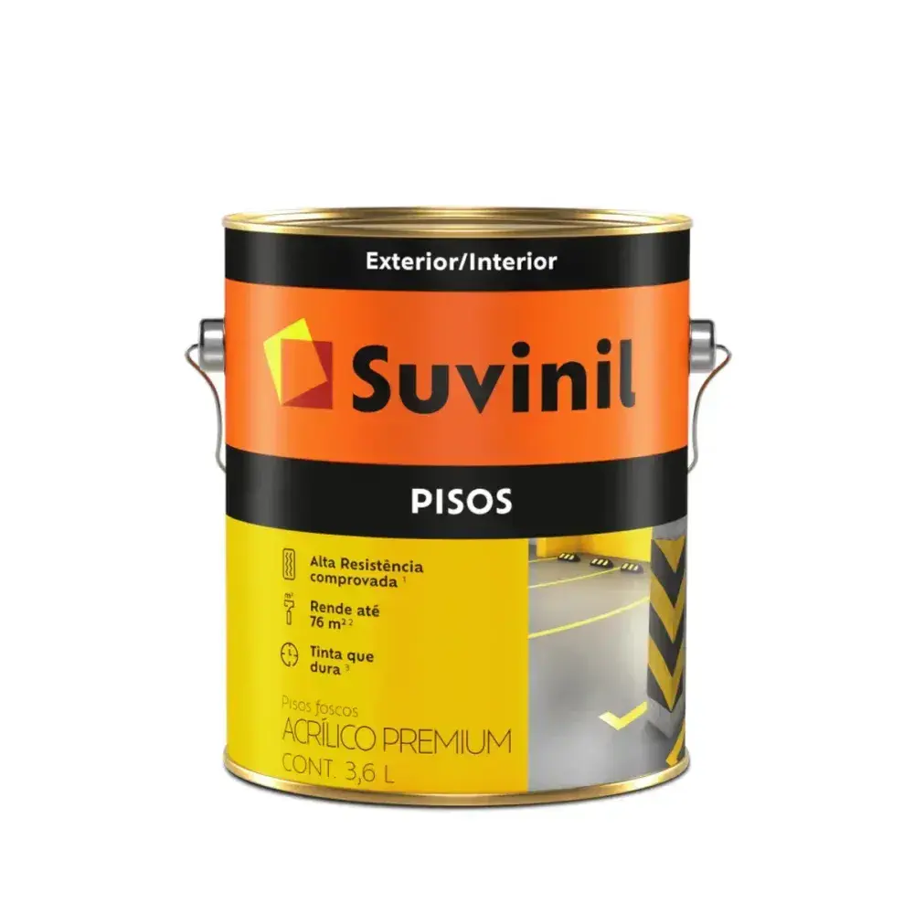 Tinta piso cinza escuro 3,6L Suvinil — fotografia 2