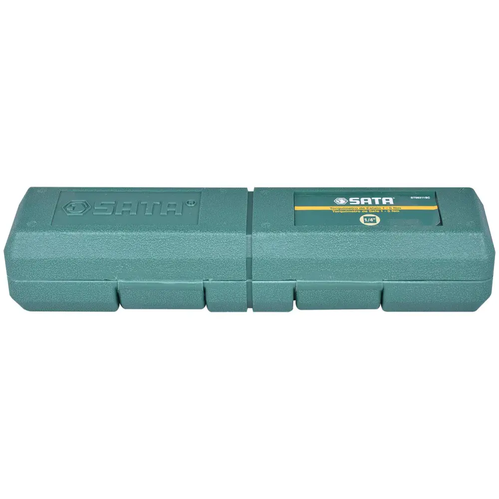 Torquímetro de estalo 1/4” 1 - 5NM ST96211SC Sata — fotografia 5