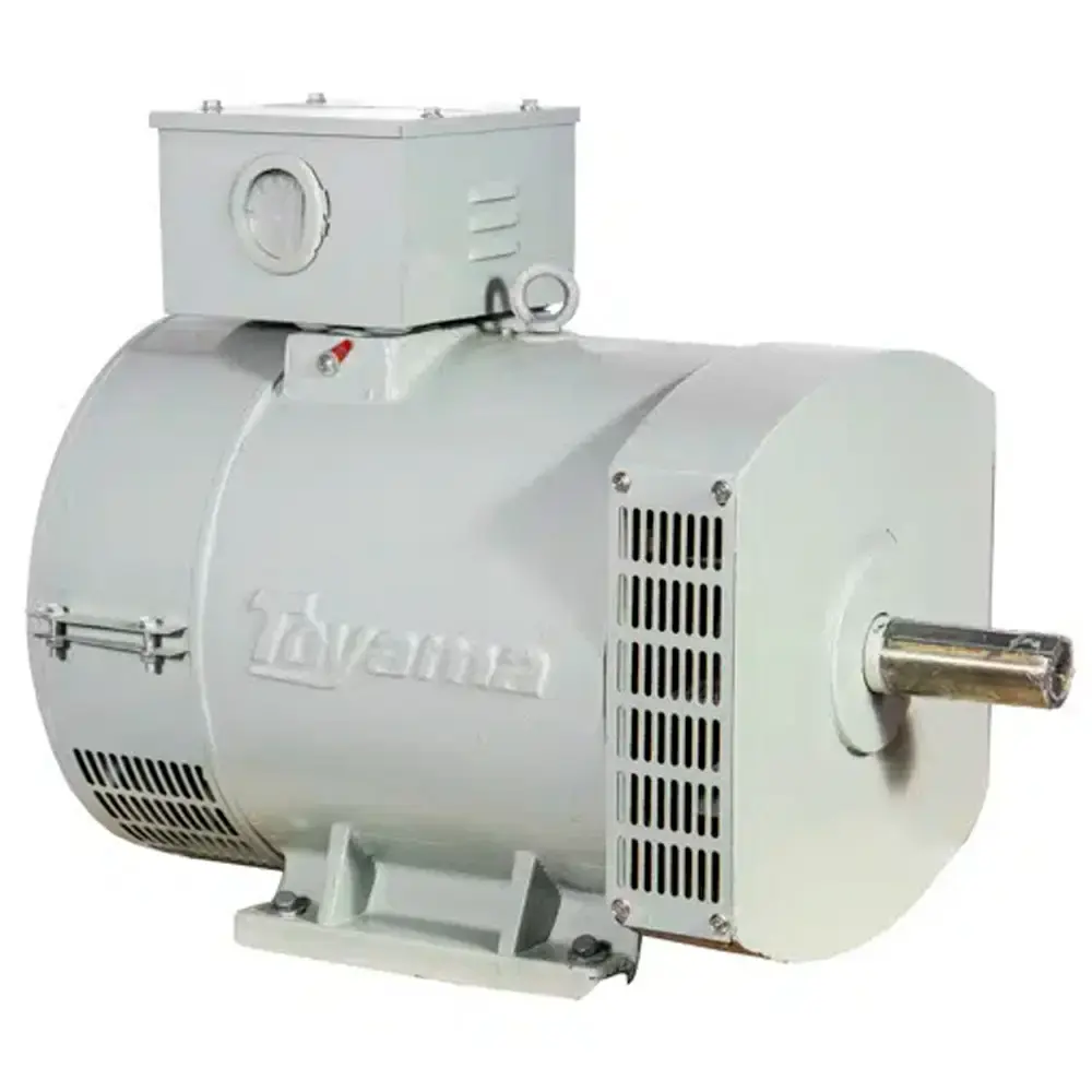 Alternador 7,5 KVA monofásico 127/220V TA7.5CS2 4 polos 270-003 Toyama — fotografia de referência