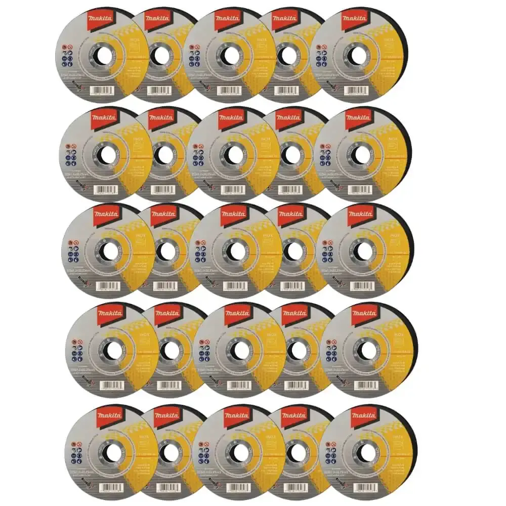Disco de Corte Inox 4.1/2 POL x 1 MM com 25 Unidades D.75524 MAKITA — fotografia de referência