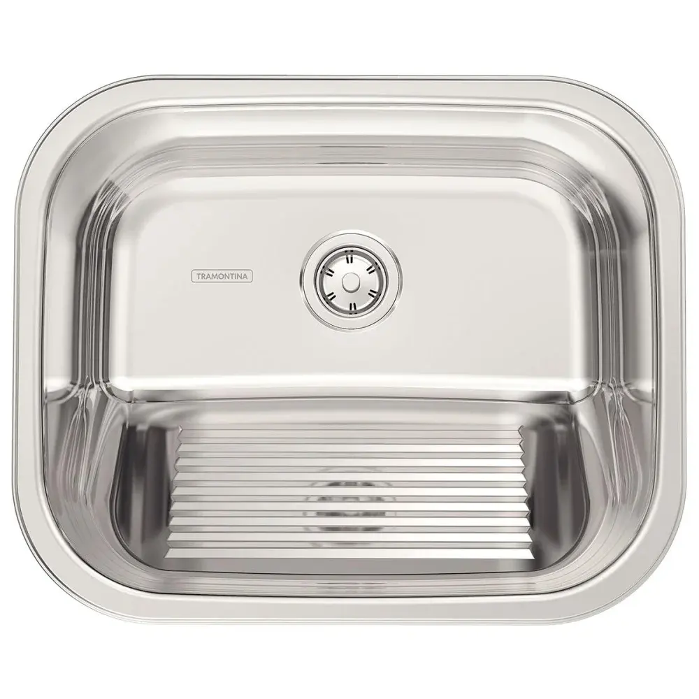 Tanque hera em inox polido 34L 50X40CM Tramontina — fotografia de referência
