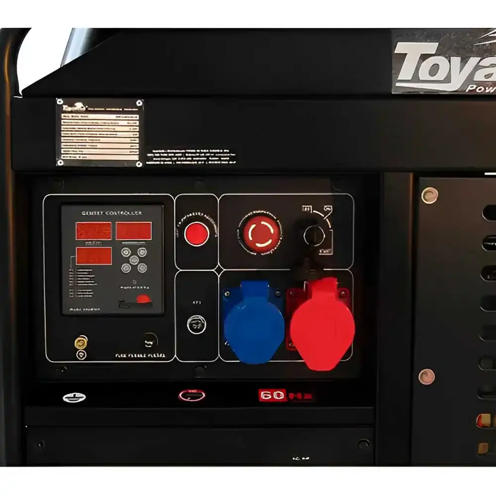 Gerador diesel 12,5KVA trifásico 380V TDWG12000CXE3-N Toyama — fotografia 3