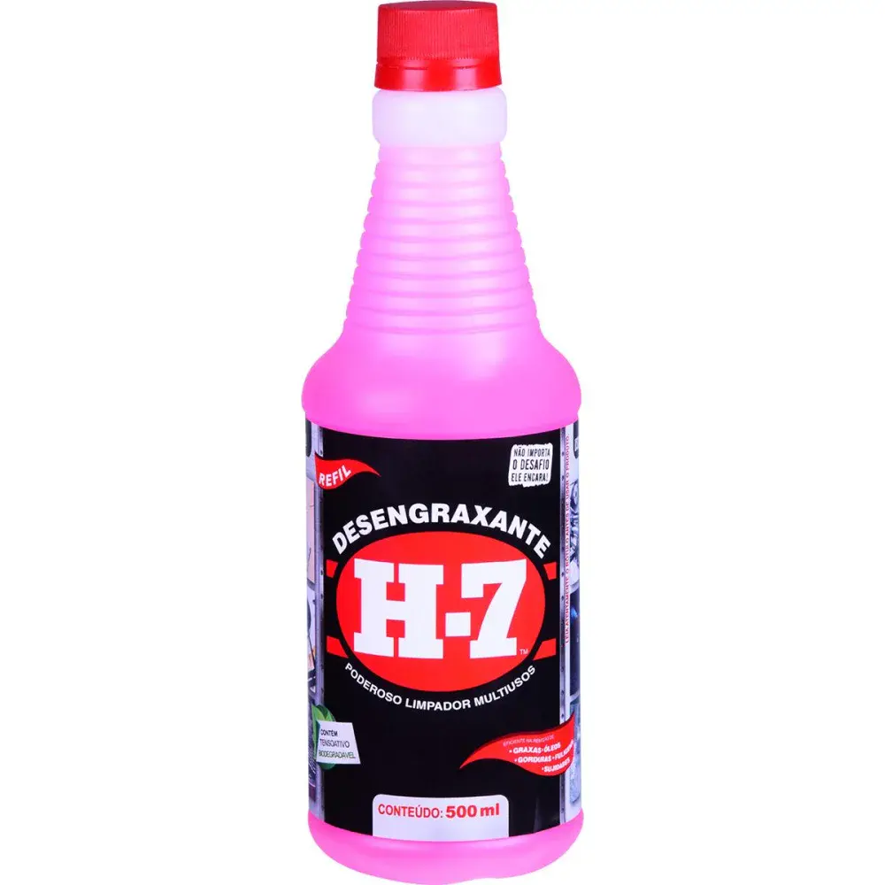 Desengraxante para limpeza pesada frasco 500 ml H-7 H7 — fotografia de referência
