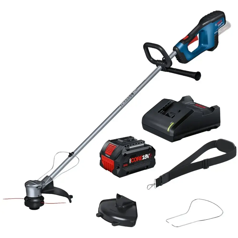 Aparador de grama 33CM GRT 18V-33 com bateria 8,0AH 18V e carregador bivolt Bosch