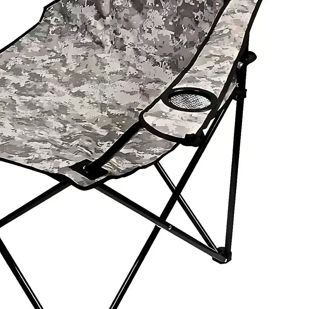 Cadeira dobrável camuflada para camping com porta copo Kala — fotografia 5