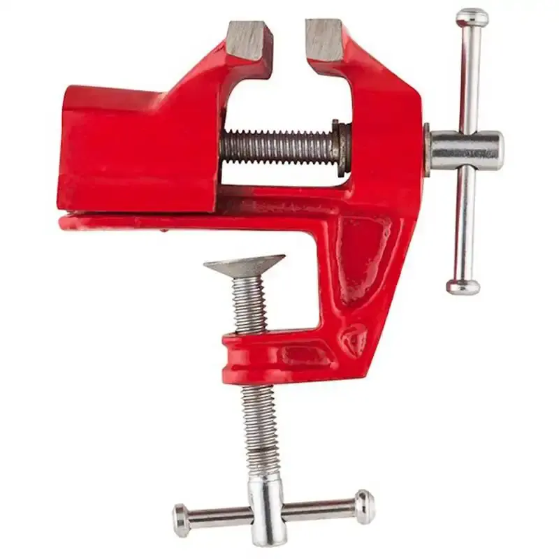 Morsa mini torno de mesa 2.1/2 POL com base fixa 2WA Eda — fotografia de referência