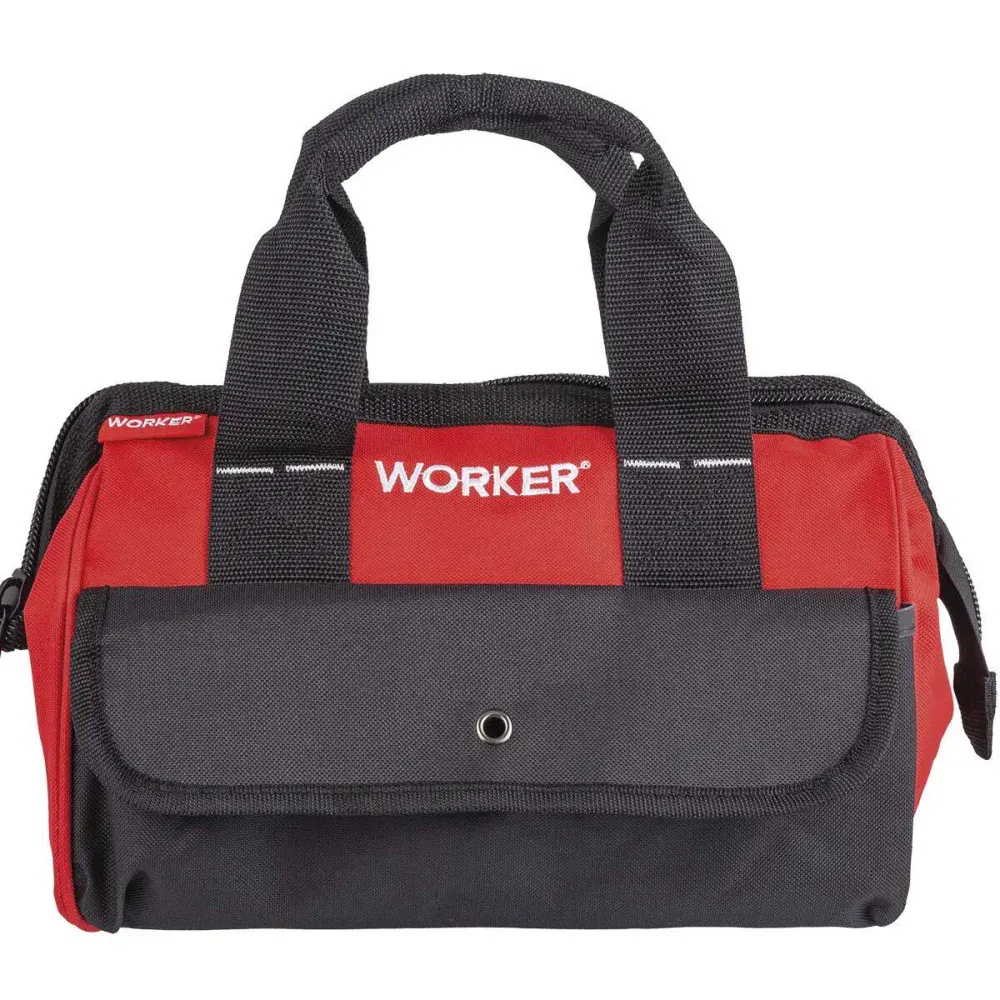 Bolsa para ferramentas em poliéster com bolsa 12” Worker — fotografia de referência