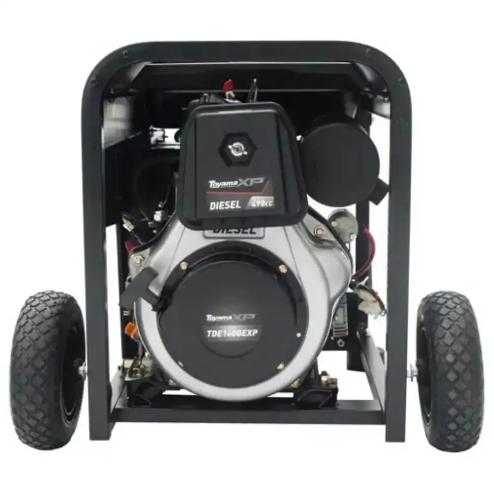 Gerador de energia à diesel 7,0 KVA bivolt partida elétrica TDG8500EBXP Toyama — fotografia 3