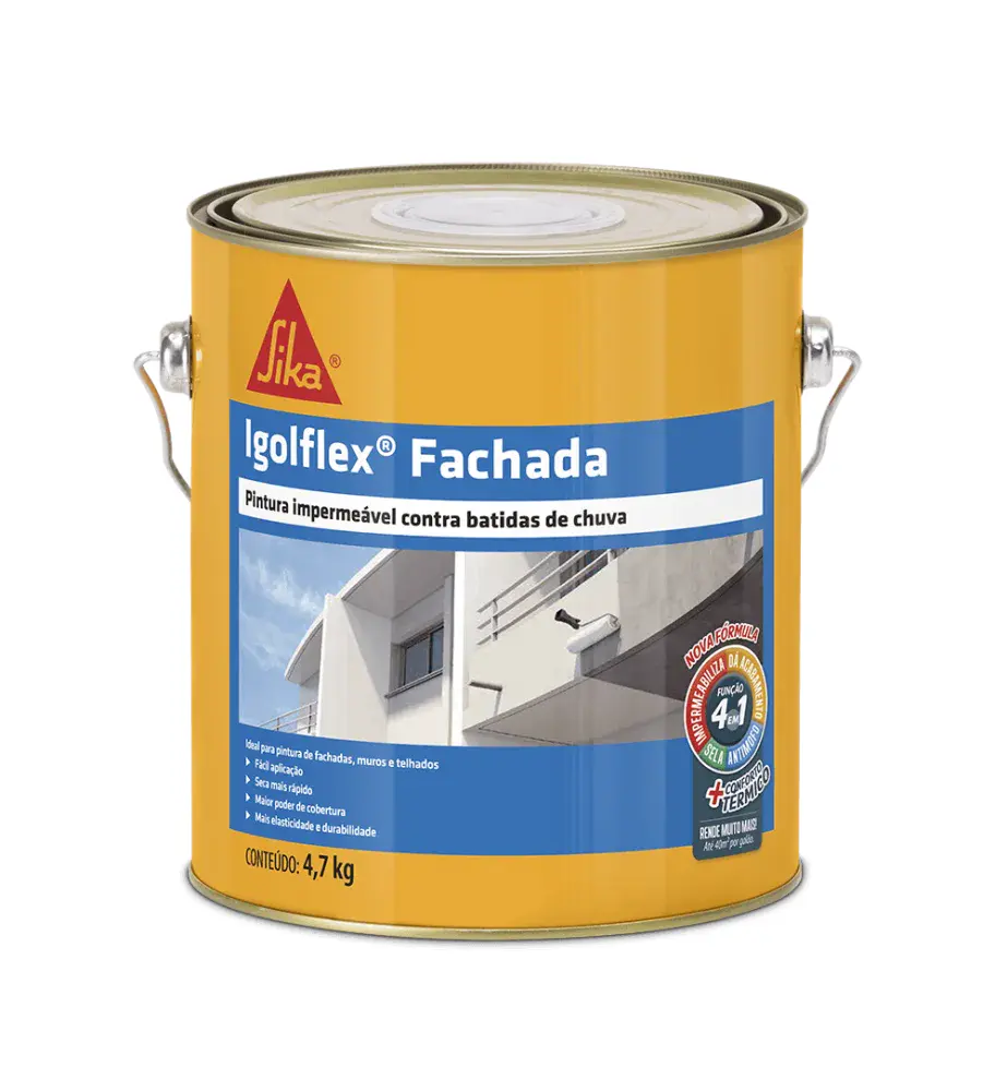 Igolflex fachada selador e impermeabilizante 4,7KG Sika