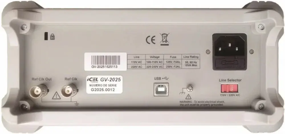 Gerador de sinais arbitrário GV-2025 Icel — fotografia 6