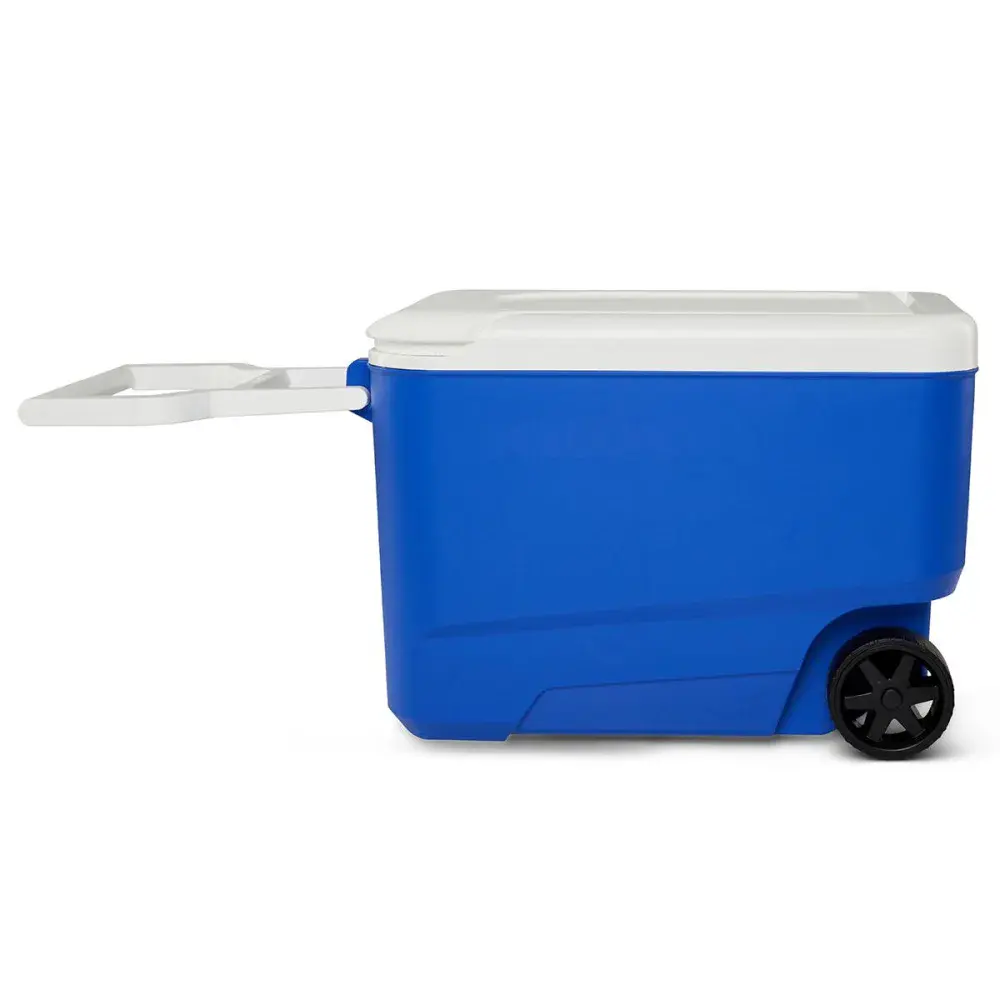 Caixa térmica wheelie cool azul 36L Igloo — fotografia 3