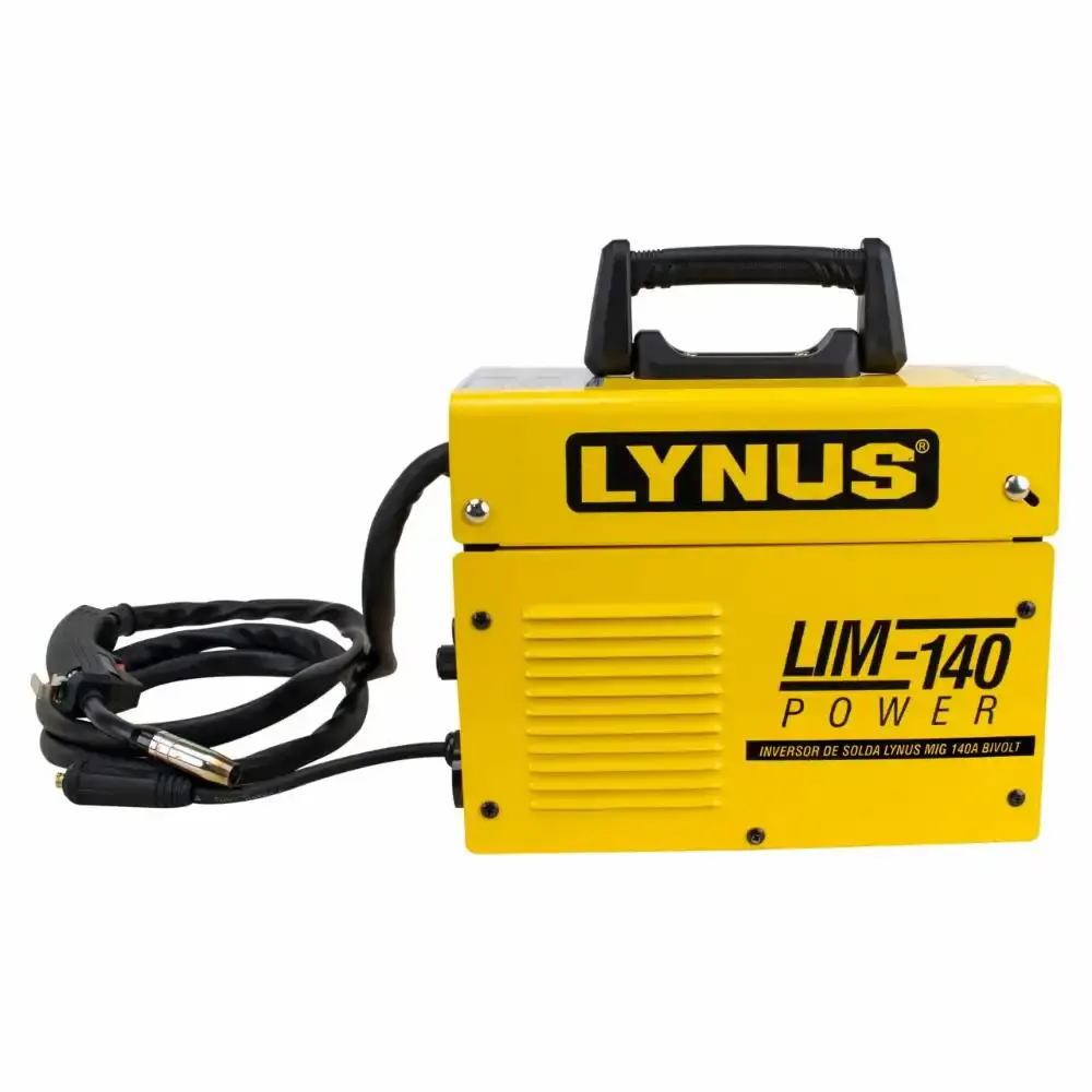 Kit solda inversora multiprocesso TIG MIG eletrodo 140A LIM-140 power bivolt Lynus + máscara de solda automática — fotografia 7