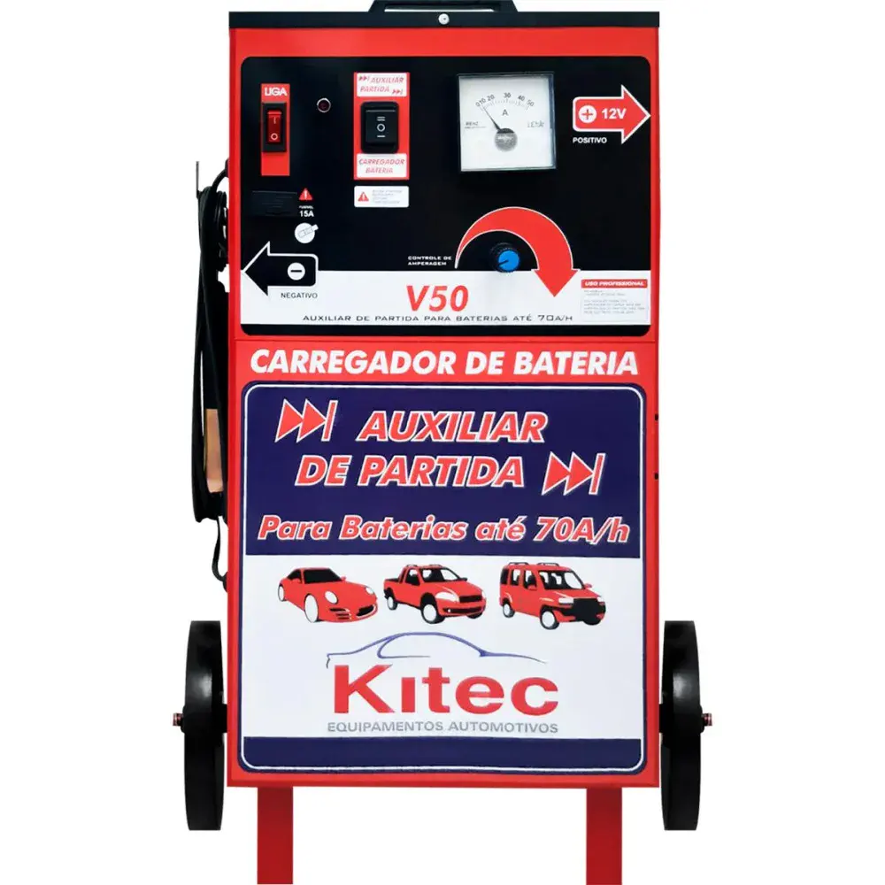 Carregador de bateria para carro V50 15V Kitec — fotografia de referência